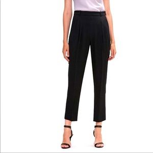 MM Lafleur Black Howland Tapered Leg Trouser, 8